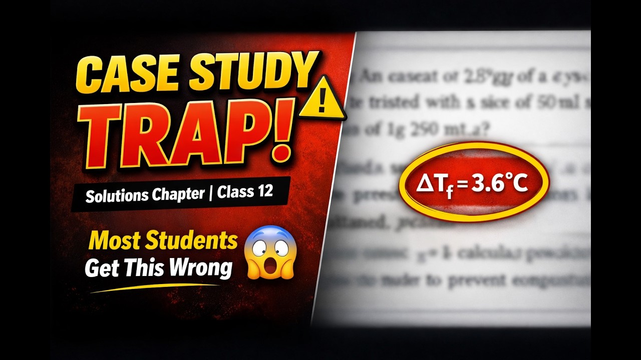70/70 in Chemistry? 🔥 Solutions Case Study Strategy | Class 12 CBSE 2026@Chemistry_class