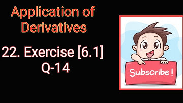 22.Class 12 Ex 6.1 Q14 Math | Chapter6 Class12 | Q14 Ex 6.1 Class 12 Math | Ex 6.1 Q14 Class 12 Math