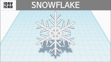 [1DAY_1CAD] SNOWFLAKE (Tinkercad : Know-how / Style / Education)