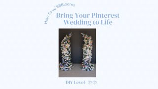 How To w/ SBBlooms: Lush Ceremony Wedding Flower Install