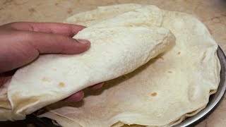 طريقة عمل عيش الشاورما الطري في البيت - خبز الصاج
