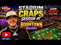 Finally my turn to throw some bones on the stadium craps table