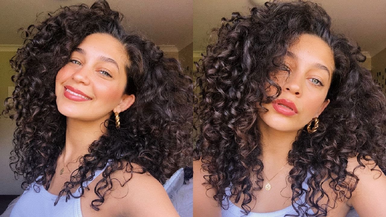 CURLY HAIR TRAVEL ROUTINE  What I packed for Volume and