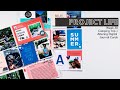 Project Life Process Video | Week 30 Insert | Digital Journal Cards + Mini Photoshop Tutorial