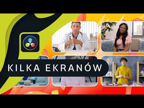 Jak zrobić efekt Kilku Ekranów? Video Collage ▪ DaVinci Resolve #83 | Poradnik ▪ Kurs