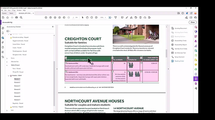 Fix PDF Accessibility Issue: Headers - Failed