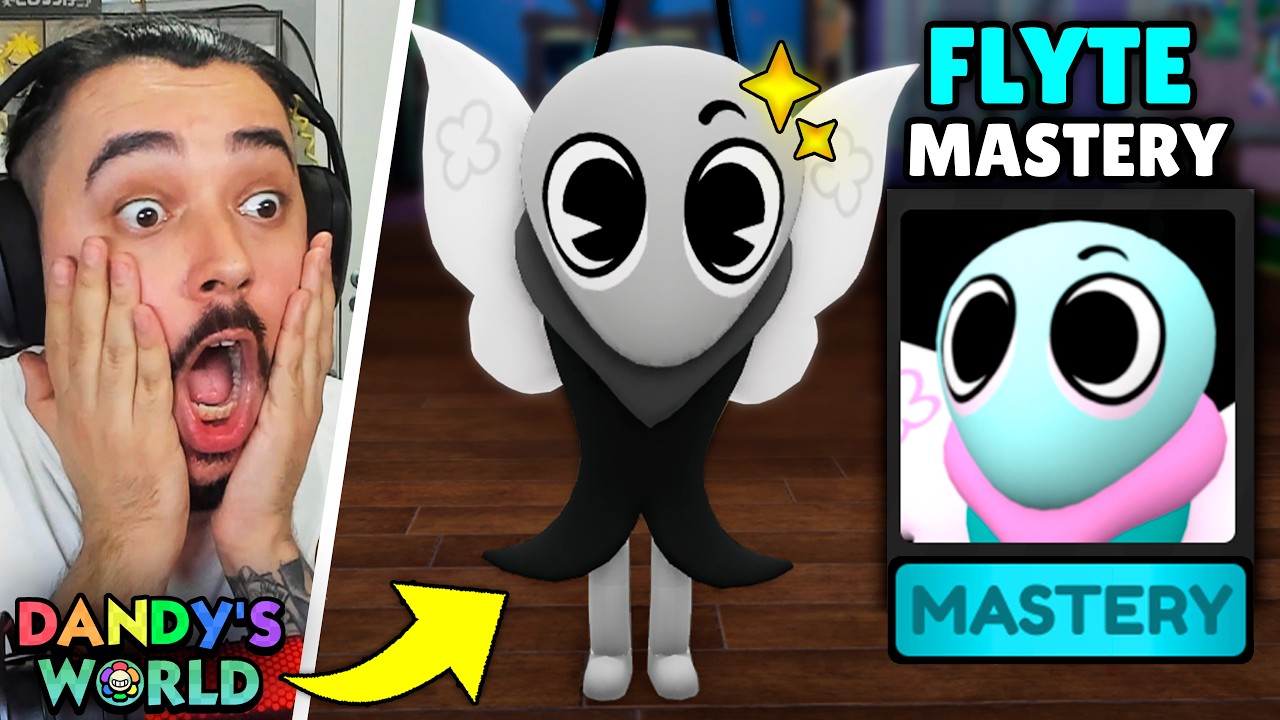 PEGANDO A MASTERY SKIN COM O FLYTE!! | DANDY'S WORLD - ROBLOX