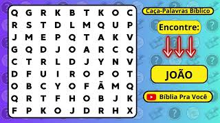 Desafio de Caça Palavras Bíblico | Encontre as Palavras #caçapalavras #quizbíblico #quiz #biblia screenshot 1