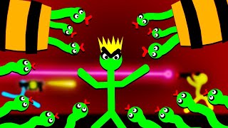 The KING of Snakes Can't be Defeated in Stick Fight The Game!