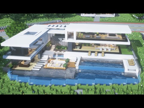 Minecraft Tutorial | Modern House | Gracium - Modern City #30