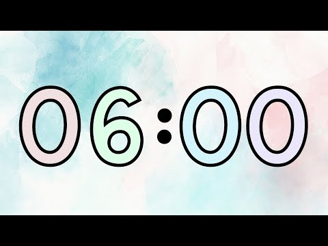 6 Minute Summer Pastel Timer