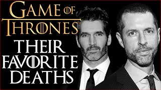 David Benioff & DB Weiss Favorite Death[Game of Thrones]