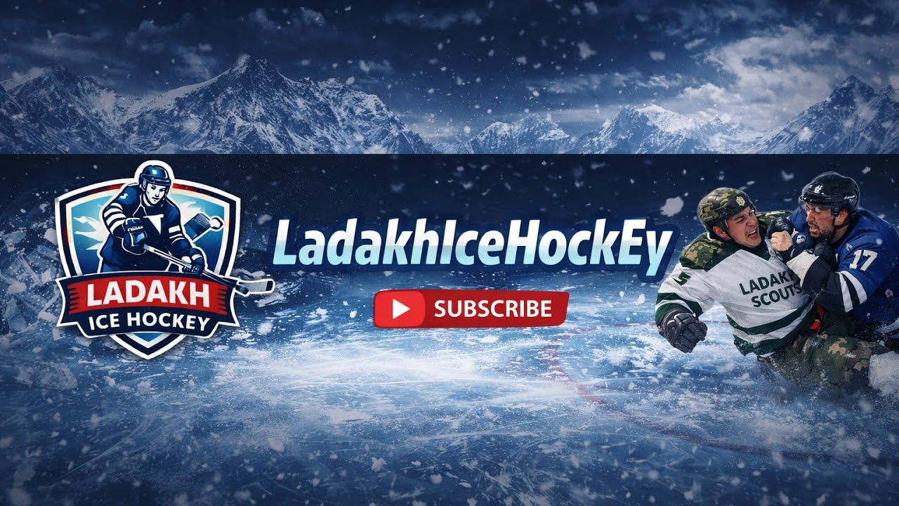 Big fight in ice hockey matches in  Ladakh || lg ice hockey cup 2026 
