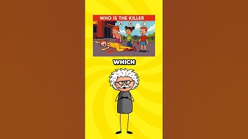 Who is the killer? 🤔 #quiztime #quizchallenge #quizgame #brainteaser #riddles