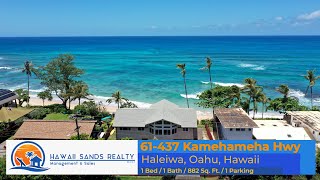 Renovated Beachfront 1 bdm 1ba Unit on North Shore