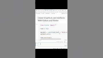 Graphical user interfaces with ||python and ||Tkinter #trending #video #ytshorts