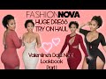 HUGE FASHION NOVA DRESS TRY ON HAUL | VALENTINES DAY DATE NIGHT LOOK BOOK | PART 1 ❤️