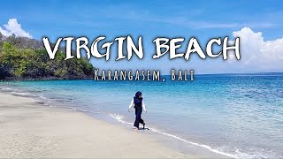 VIRGIN BEACH KARANGASEM BALI | The hidden white sand beach in Bali
