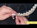 طريقة عمل شنطة بالفرام المعدن النصف دائري How To Made Beaded Bag 
