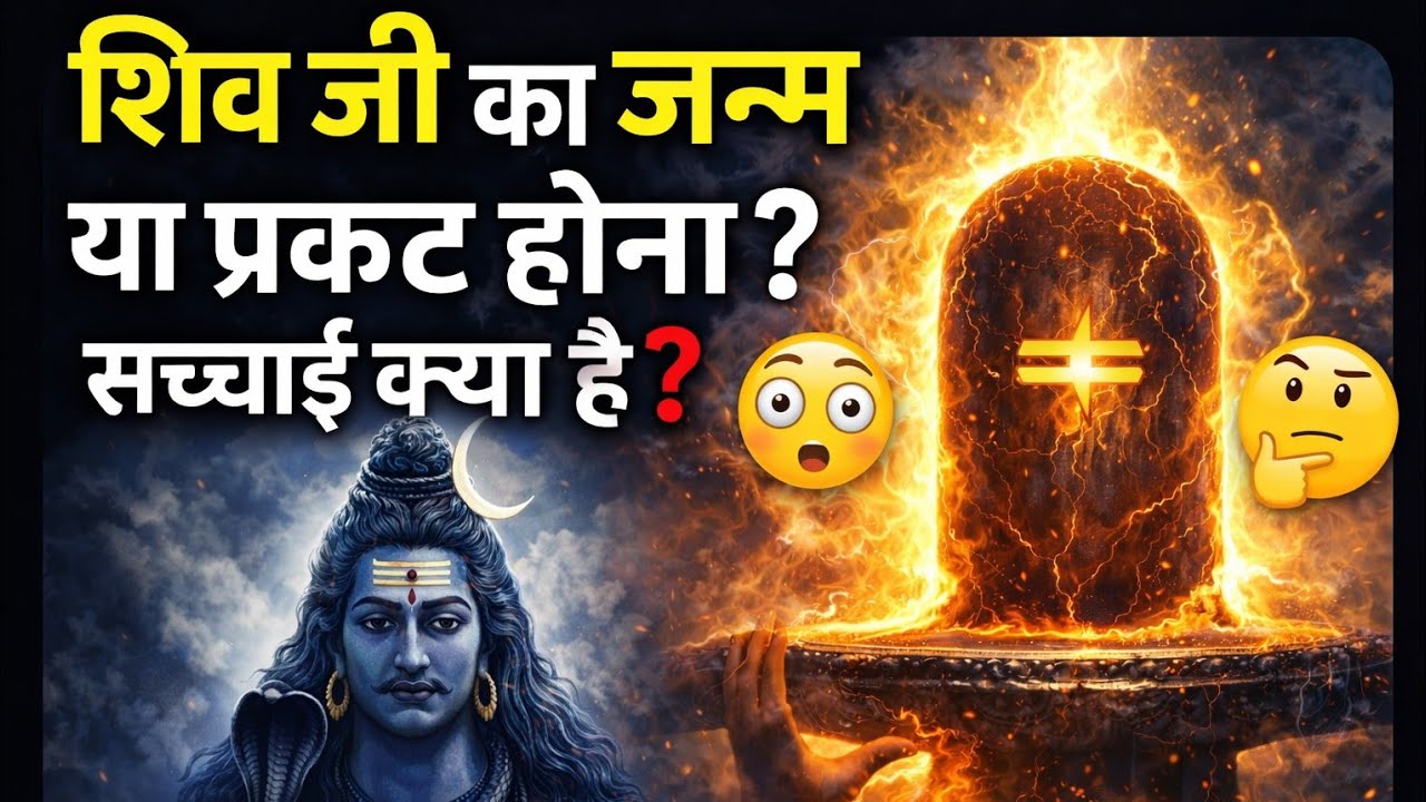 🔱 शिव जी का जन्म या प्रकट होना? सच्चाई क्या है? History explained Hindi 