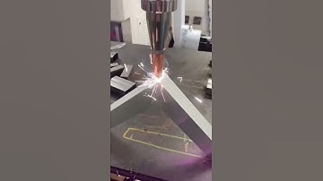 JHY Laser welding robot-aluminium alloly frame corner welding