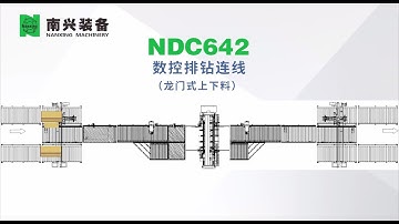 Nanxing NDC642A Throughfeed Drilling Work cell