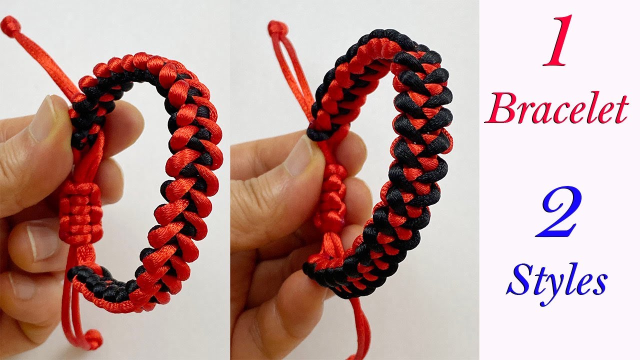 2 in 1 Diy Friendship Bracelets, How to Make a Macrame Bracelet