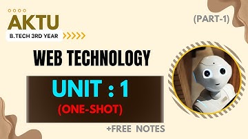 #1 Web Technology Unit-1 One Shot || WEB TECHNOLOGY AKTU||  B.Tech 3rd yr || @brevilearning