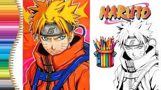 Coloring Naruto Uzumaki | Anime Coloring Pages| Anime Art | Manga Coloring Pages