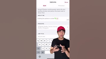 Thumbnail of How do you build your Tinder bio?