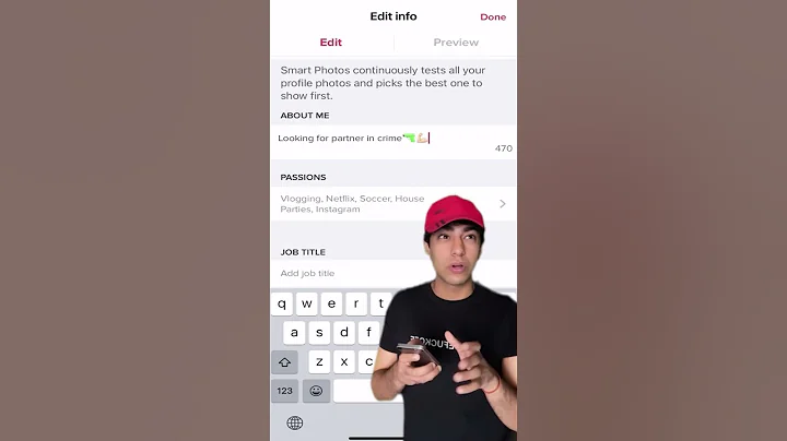 How do you build your Tinder bio?