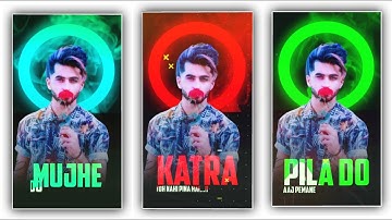 Lyrics whatsapp status video editing | light effect status editing | kinemaster | status kaise banay