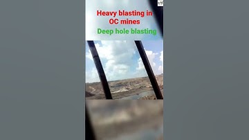 heavy blasting in OC mines deep hole blasting #miningexam @Miningmcqhub