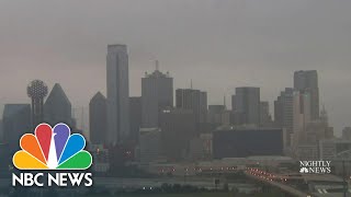 Massive Sahara Desert Dust Cloud Reaches America’s South | NBC Nightly News screenshot 2