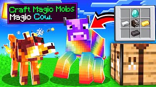 ماين كرافت اقدر اصنع وحوش سحرية!😱 (كلب ناري!)🐶🔥 - Crafting Magic Mobs