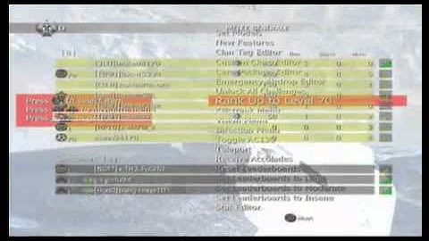 Prestige Challenge Lobby XBOX/PS3  MW2