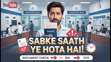 Passport Office Appointment Day Reality 😱Ye Sab Nahi Pata Hoga Aapko !
