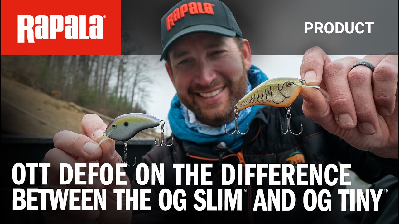 Rapala®  OG Slim™ 6 VS. OG Tiny™ 4 