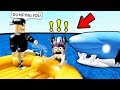 I Took My Wife SWIMMING WITH SHARKS.. (Roblox)