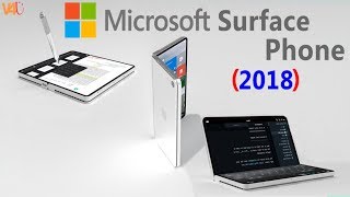 MicroSoft Surface Phone Concept 2018 -  Windows 10 - ARM processor Foldable Mobile Phone Trailer screenshot 4