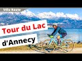 Tour du lac dannecy  du bitume avec nos vlos de gravel 