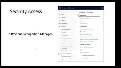 D365 F&O: Revenue Recognition Process