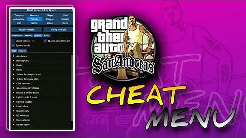 How to install Cheat Menu in GTA SanAndreas || Grand Theft Auto San Andreas modding.