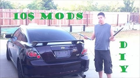 How to wrap fog & tail lights scion tc