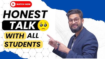 Honest Talk With All Students | A Must Video For All | JR Tutorials |