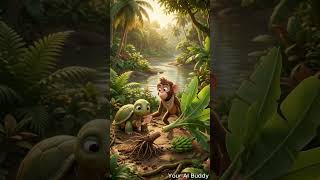 🐢🐒 Alamat ng Pagong at Matsing | Part 1 #youtubeshorts #filipinofolktales #kwentongbayan