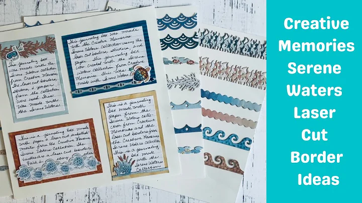 Laser Cut Border Journal Boxes for Scrapbooking