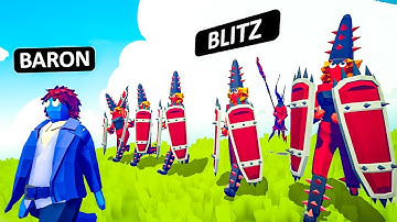 TABS Multiplayer - IMPOSSIBLE LOTR Strategy VS @Blitz in Totally Accurate Battle Simulator!