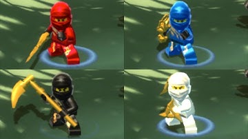 Lego Ninjago: Shadow of Ronin (PS Vita/3DS/Mobile) All (DX) Characters