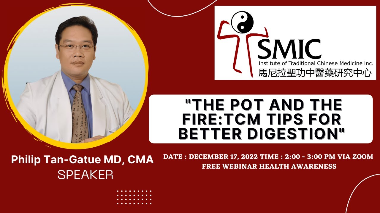 16TH TOPIC: The Pot and the Fire: TCM tips for better digestion